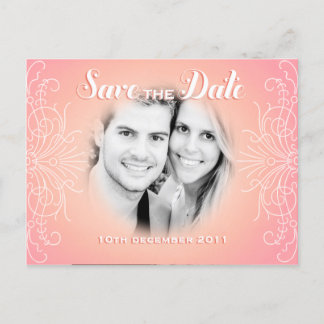 Retro Dream Save the Date Photo postcard