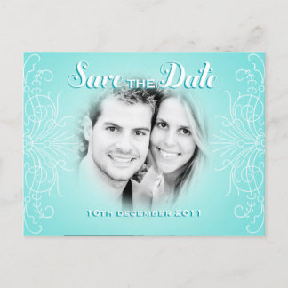 Retro Dream Save the Date Photo postcard