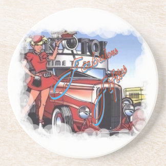 Retro Drive Inn Coaster