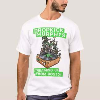 Retro Dropkick Murphys Streaming Up From Boston 20 T-Shirt