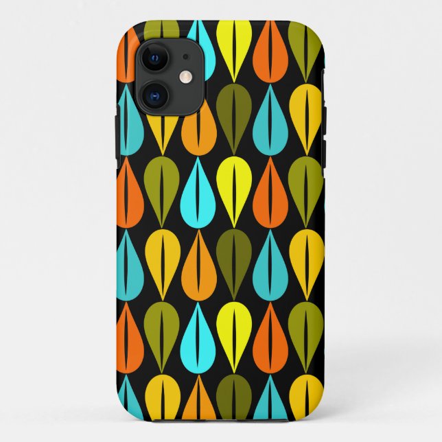 Retro Droplets Case-Mate iPhone Case (Back)