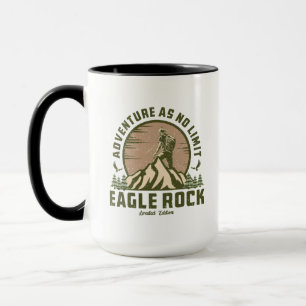 Retro Eagle Rock Hike Sunset Mug