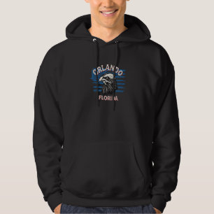 Retro Eagle Usa Flag Florida Vintage Orlando Hoodie
