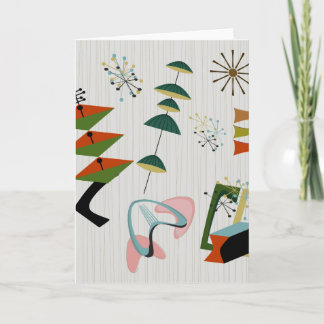 Retro Eames-Era Atomic Inspired Card