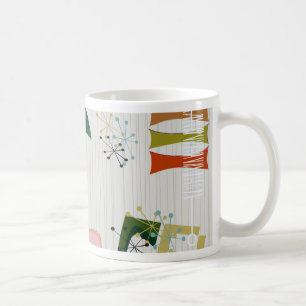 Retro Eames-Era Atomic Inspired Coffee Mug