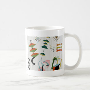 Retro Eames-Era Atomic Inspired Coffee Mug