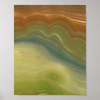 Retro Earthy Strata | Vintage Neutral Tone Agate