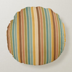 Retro Earthy Stripes Duvet Cover & Pillow Shams