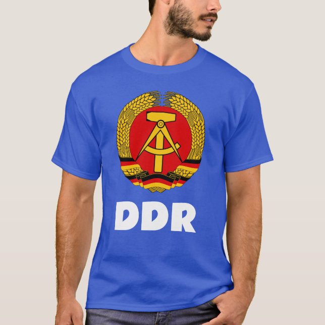Retro East German (DDR, GDR) Ostdeutschland T-Shirt (Front)