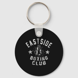 Retro East Side Boxing Club - Vintage Distressed  Key Ring