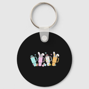 Retro Easter Day Stanley Tumbler Inspired Girls Ki Key Ring