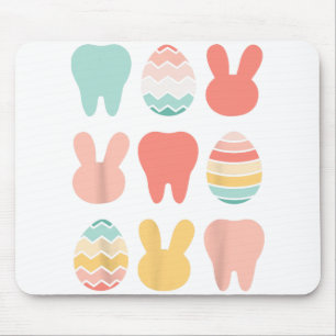 Retro Easter Dentist Dental Istant Oral Hygienist Mouse Mat
