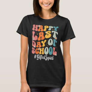 Retro ed Squad Happy Last Day Of School Teacher T-Shirt