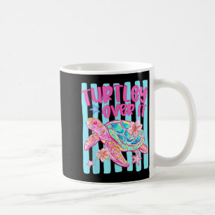 Retro ed Turtley Over Funny Sea Turtle Summer Coffee Mug