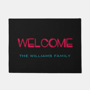 Retro Eighties design Doormat