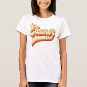 Retro Eleanor Name 70s Vintage Design T-Shirt