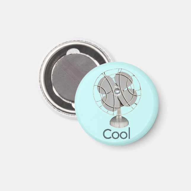 Retro Electric Fan Magnet (Front/Back)
