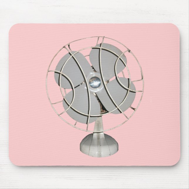 Retro Electric Fan Mouse Mat (Front)