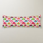 retro elephant kids pattern wallpaper body cushion<br><div class="desc">Seamless retro elephant kids pattern wallpaper background in vector  © and ® Bigstock® - All Rights Reserved.</div>