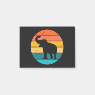 Retro Elephant Post-it Notes