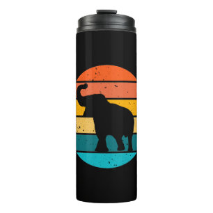 Retro Elephant Thermal Tumbler