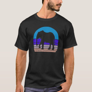 Retro Elephant Vintage Elephant Spirit Animal 80s  T-Shirt