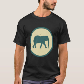 Retro Elephant Vintage Wild Animal T-Shirt