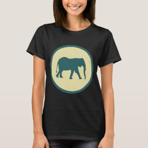 Retro Elephant Vintage Wild Animal T-Shirt