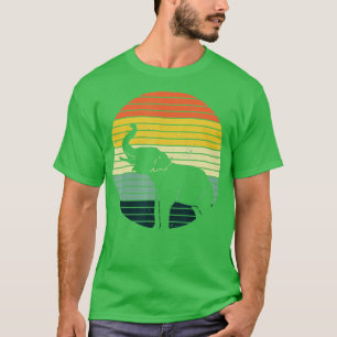 Retro Elephant Wildlife Vintage Africa Elephant 1 T-Shirt