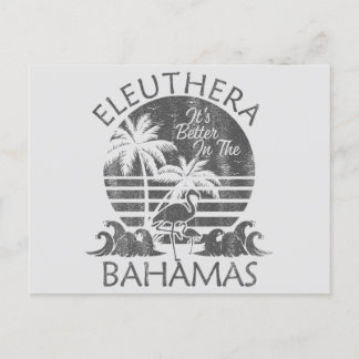 Retro Eleuthera Bahamas Postcard Vacation Cruise