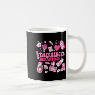 Retro Emergency Department Nk Valentine Er Nurse W Coffee Mug