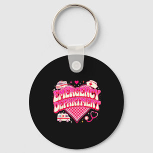 Retro Emergency Department Valentine Nk Nurse Aest Key Ring