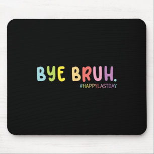 Retro End Of School Year Happy Last Day Summer Bru Mouse Mat