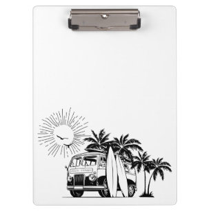 Retro Endless Summer Clipboard