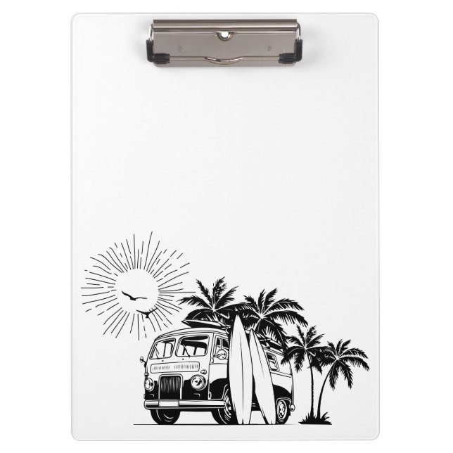 Retro Endless Summer Clipboard (Front)