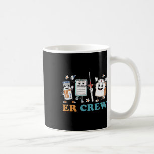 Retro Er Crew Emergency Room Funny Er Ed Nurse Tec Coffee Mug