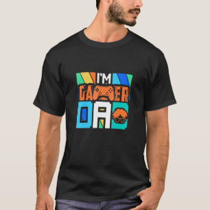 Retro Esports I Am A Gamer Dad Geek T-Shirt