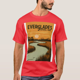 Retro Everglades National Park TShirt