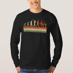Retro Evolution Of Man Computer Programmer Geek T-Shirt