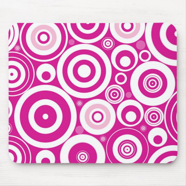 Retro Explosion Mouse Mat (Front)