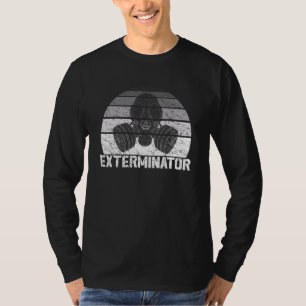 Retro Exterminator Bug Killer Pun Pest Control Pro T-Shirt