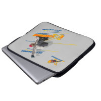 Retro Extreme Sport Skateboard | 15" Laptop Sleeve