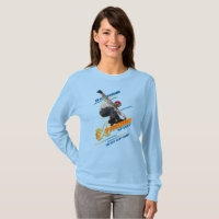 Retro Extreme Sport Skateboard | Women Lg. Sleeve