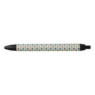 Retro Eye Pattern Black Ink Pen