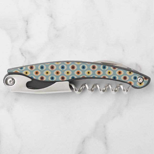 Retro Eye Pattern Corkscrew (Front)