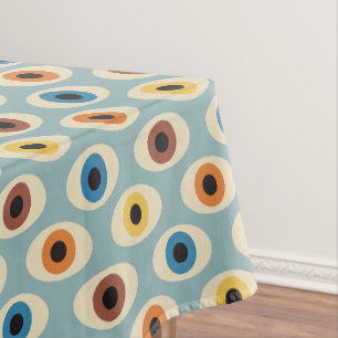 Retro Eye Pattern Tablecloth
