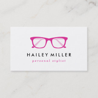Retro Eyeglasses Stylish Business Card