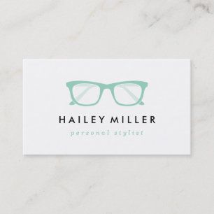 Retro Eyeglasses Stylish Business Card