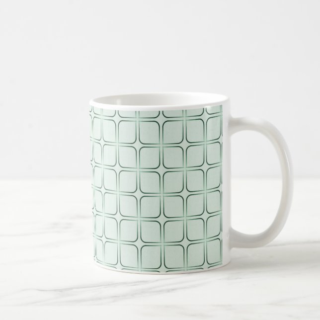 Retro Fab Mug, Green Coffee Mug (Right)
