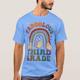 Retro FABOOLOUS 3RD GRADE TEACHER Costume This Is T-Shirt